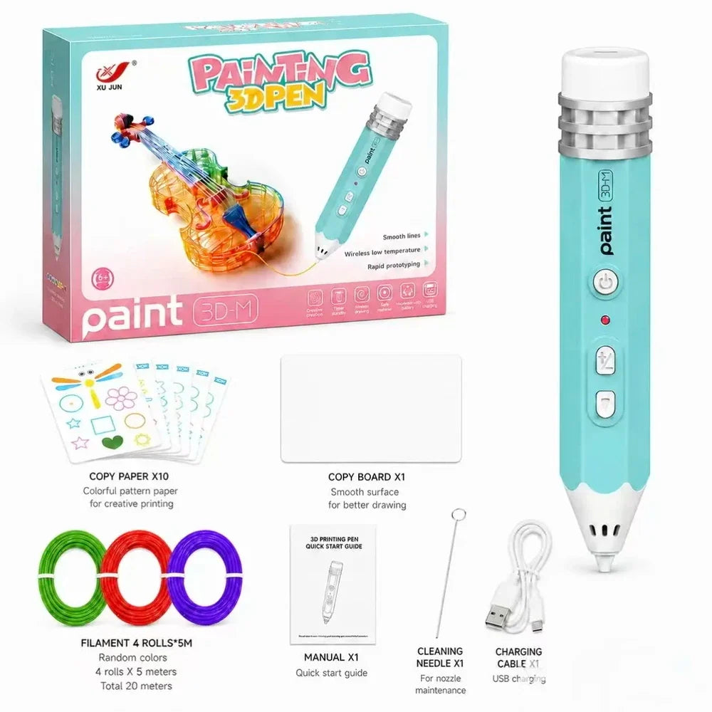 🔥 Last Day Sale Price | 3D Creation Pen — Draw It. Build It. Bring It to Life.