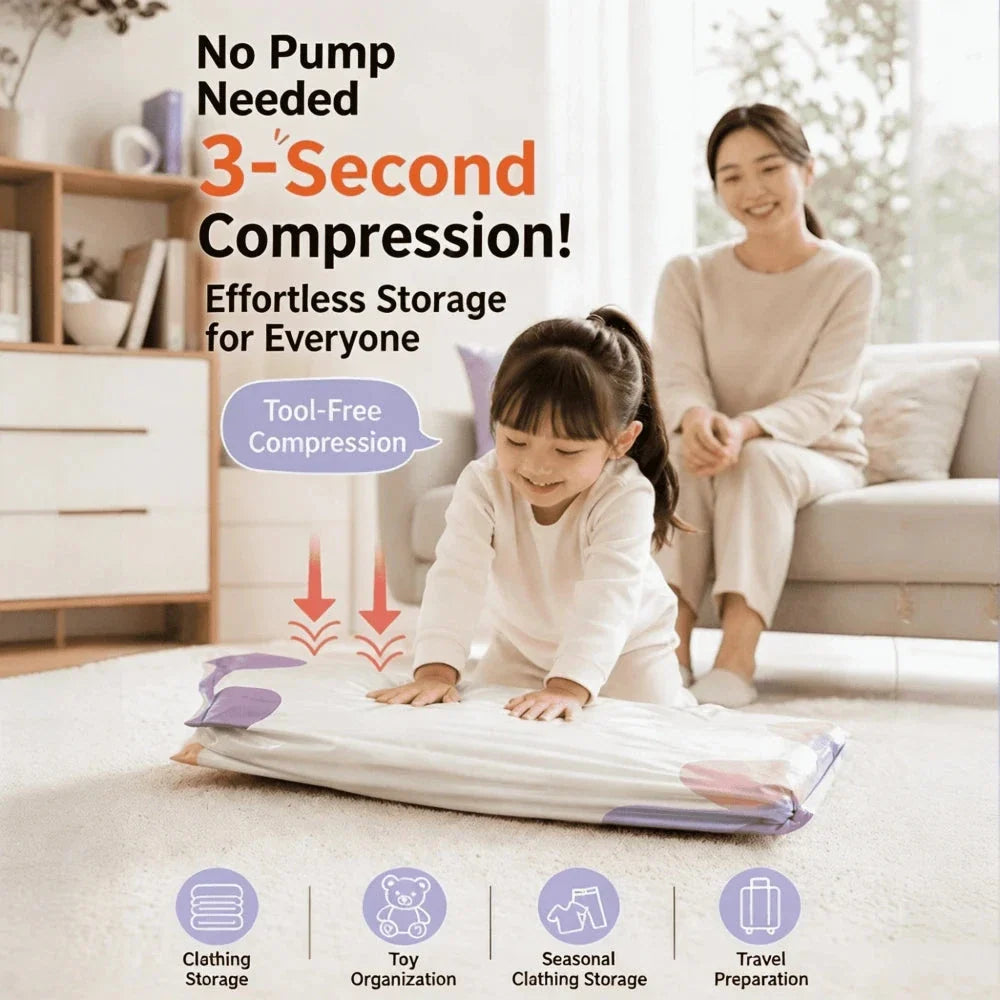 SpaceSaver Vacuum Compression Storage Bags