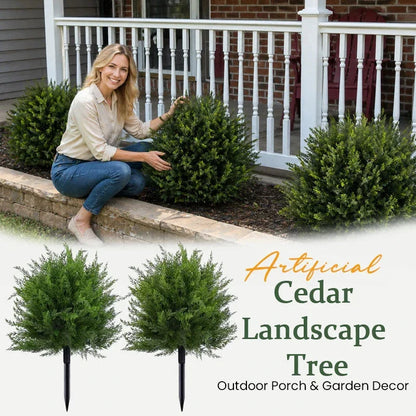 🔥 Last Day Sale Price | Artificial Cedar Landscape Tree – Porch & Garden Decor