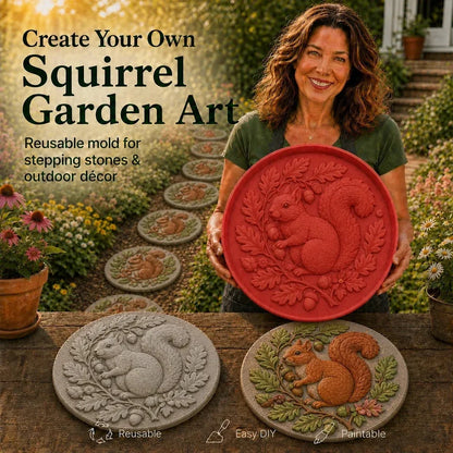 🐦🌻  Garden Art Stepping Stone Mold
