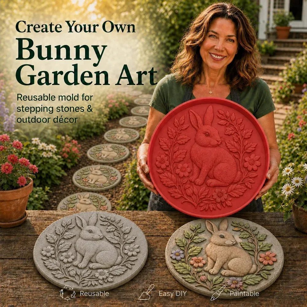 🐦🌻  Garden Art Stepping Stone Mold