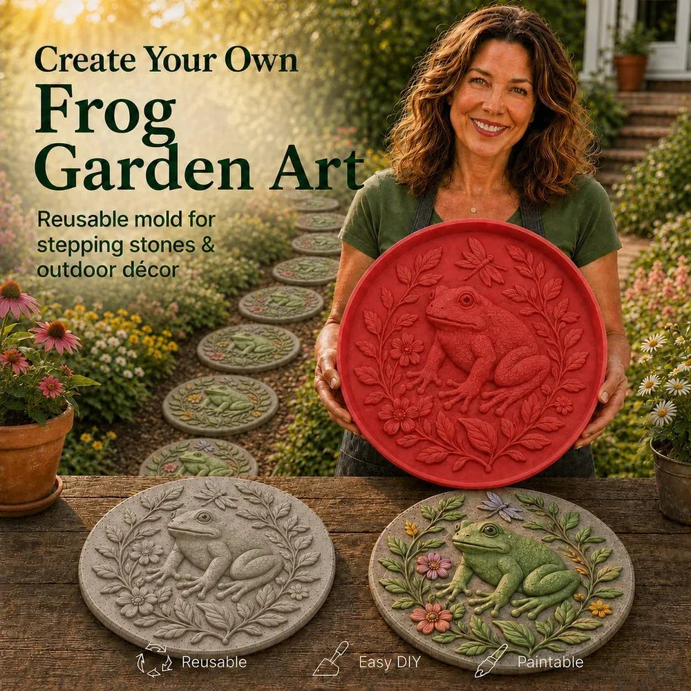 🐦🌻  Garden Art Stepping Stone Mold
