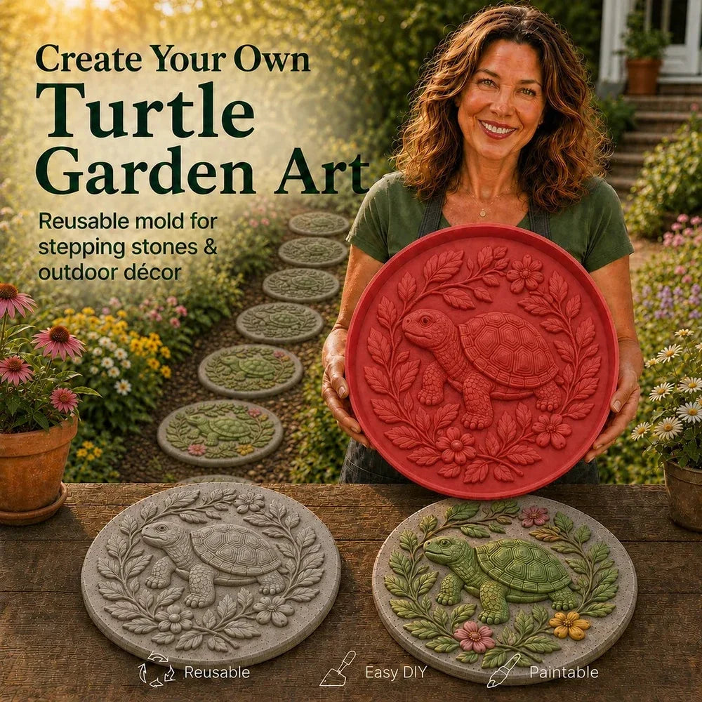 🐦🌻  Garden Art Stepping Stone Mold