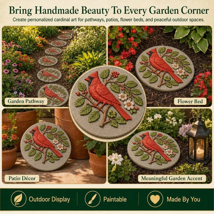 🐦🌻  Garden Art Stepping Stone Mold