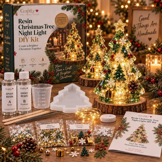 Resin Christmas Tree Craft Kit