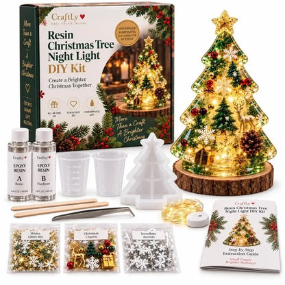 Resin Christmas Tree Craft Kit