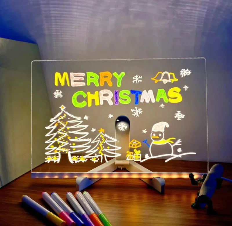 LED Drawing Board 7-Color Glow
