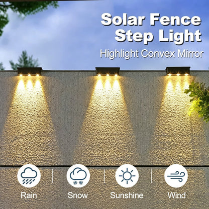 🌞 Solar Outdoor Wall Light