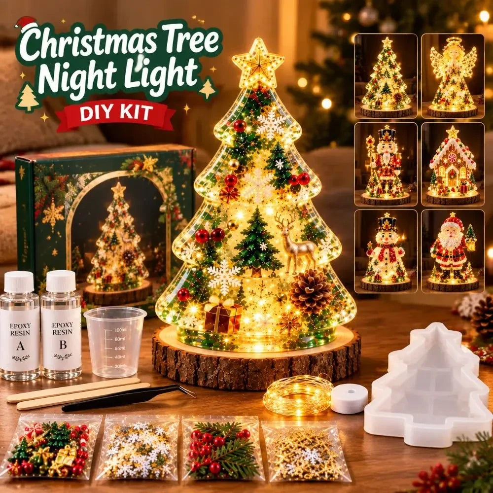 Resin Christmas Tree Craft Kit