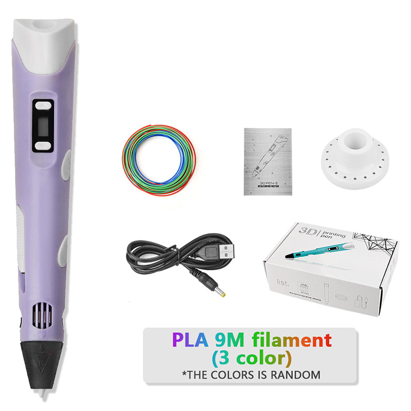 Creative 3D Magic Pen +  12 COLORS REFILLS