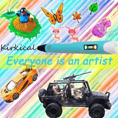 Creative 3D Magic Pen +  12 COLORS REFILLS