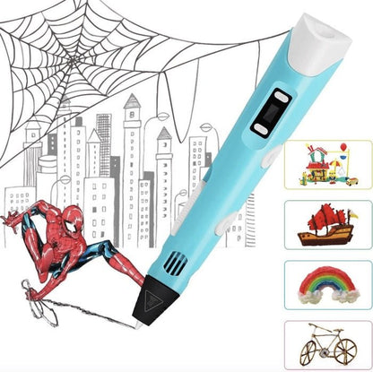Creative 3D Magic Pen +  12 COLORS REFILLS
