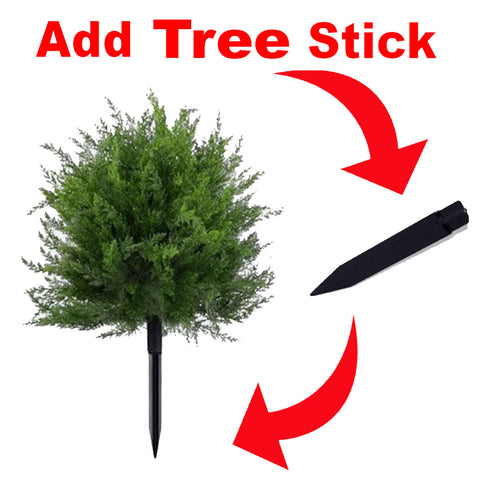 Add Ground Stake for Your Cedar Tree
